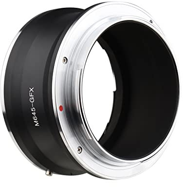 Andoer M645-GFX Camera Lens Adapter Replacement for Mamiya 645 Lens to Fujifilm G Mount GFX100 GFX50S GFX50R GFX100S Cameras