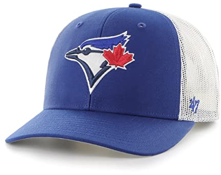 47 Unisex-Erwachsene MLB Trucker Hat Baseballkappe, Toronto Blue Jays-Blau, Einheitsgre