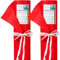 Sensalux Tischdeckenrollen-Set, 2 Stück, stoffähnliches Vlies, Event, Geburtstagsfeier, 1,5m x 25m Rot