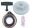 Gubeter Kit Fune Molla puleggia avviamento rinculo, per Parti Motosega per Husqvarna 50 51 55, 505303735, 501763101