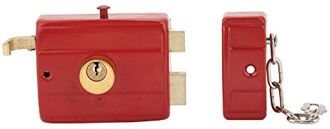 Tbest Lock Door Hardware Deadbolt Cerrojo Para Puerta Metalica Night Latch Yale Puertas De Hierro Llavines Exteriores Juegos Industrial Doble Cilindro He
