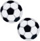 PatchMommy Fußball Fussball Patch Aufnäher Applikation zum Aufbügeln Bügelbild Ball Sport - Set 2 Stück