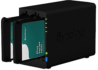 SYNOLOGY DS224+ 6Go NAS 24To (2X 12To) HAT3300, Assemblé et testé avec SE DSM installé