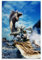 EVMILA Monster Hunter Poster, dekoratives Gemälde, Leinwand, Wandposter und Kunstdruck, modernes Familienschlafzimmer-Dekor-Poster, 20 x 30 cm