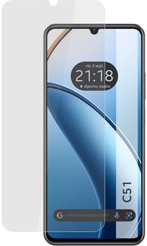 Tumundosmartphone Protector Pantalla Hidrogel Mate Antihuellas para Realme C51
