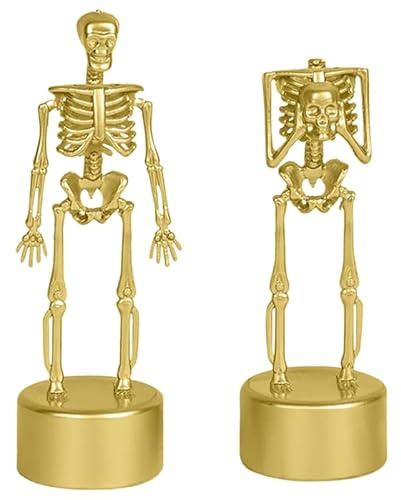 CIYODO 2stücke Halloween Skelett Figuren Deko Für Partys Realistische Für Grusel-atmosphäre Für Halloween Spukhaus Karneval