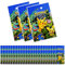 Lot de 50 sachets d'anniversaire pour enfants, sacs cadeaux, sac à bonbons et biscuits, sacs cadeaux, enfants, fêtes d'anniversaire, sac cadeau pour Noël, fête, mariage