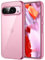 JETech Cover per Google Pixel 9 Pro XL 2024, Anti Ingiallimento Protezione Custodia con Antiurto, Anti-Graffio e Retro Rigida in PC (Rosa Quarzo)