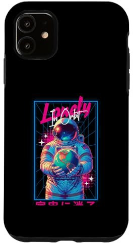 Hülle für iPhone 11 Lonely in Orbit - Kühne urbane Graffiti-Ästhetik