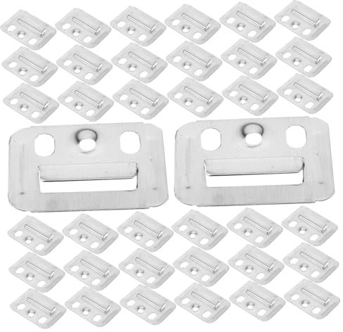 jojofuny Wandpaneel Befestigungsclips Aus Edelstahl Für öbel Wandverkleidungen Und Bilderrahmen Hochwertige Wandhalterungen Für Eine Einfache Montage