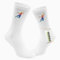 Huuraa Unisex Socken Handball bunte Silhouette Geschenk Größe 37/41 White Handball Geschenkidee