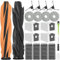 DrRobor Accesorios de Recambio para Dreame X50 Ultra/L50 Pro Ultra/X50 Master Aspiradora,2 Cepillo Principal, 4 Cepillo Lateral, 4 Paño Para Fregona, 4 Bolsa Para El Polvo, 4 Filtro HEPA
