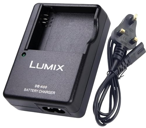 DE-A50 DMW-BCM13 DMW-BCM13E DMW-BCM13P Battery Charger Compatible with Panasonic Lumix DMC-ZS50 DMC-ZS45 DMC-ZS40 DMC-ZS40K DMC-ZS35 DMC-ZS30 DMC-ZS27 DMC-TZ70 Digital Cameras & 120cm AC Power Cord