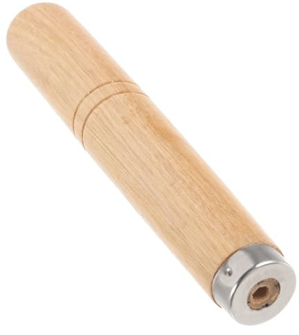 HOMOBABE Mango de Sarten de Madera Repuesto para Utensilios de Cocina Mango Ergonómico para Olla de Instalar Compatible con Diferentes de Sartenes y Ollas