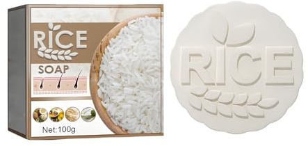 Wonsters Reis-Shampoo-Riegel, Reiswasser Haarwuchs-Shampoo Bar, Anti-Hair Loss Rice Bar, feuchtigkeitsspendend