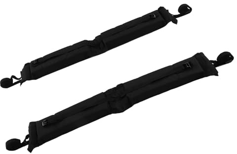 Greensen Weiches Dachgepäckträger-Polster, 60 Kg Tragfähigkeit für Kajak, Surfbrett, Kanu, Paddleboard, mit Rutschfester Unterseite und Faltbarem Design, für SUVs, Limousinen, 2-Türer,
