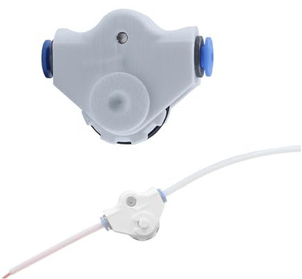 BCZAMD Manueller Filamentzuführungsadapter for Bambu-Lab P1P/P1S/X1/X1C/A1 AMS Lite Trockenbox: Einfache manuelle Verbrauchsmaterialbeladung und -entladung als Funktion 3D Drucker Zubehör