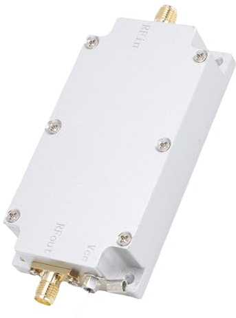 ZAICOLER Amplificatore RF a Banda Larga, Modulo Ad Alto Guadagno da 40 DB in Uscita da 15 W, Amplificatore 833-903 MHz per LoRa e Sigfox, Alimentazione 24 V, Interfaccia SMA con Impedenza 50