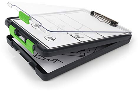 Dexas Clearview Clipcase Dry Erase Klemmbrett, 34 x 24 cm, Grün