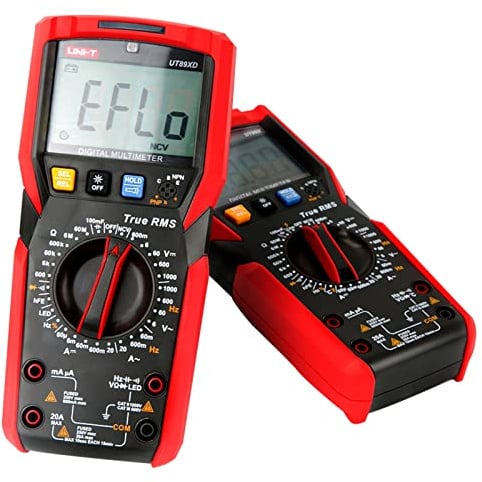 UNI-T UT89X Digital Multimeter Professional tester True RMS AC/DC 1000V 20A Voltage Current Temperature Conductance Meter (UT89X)