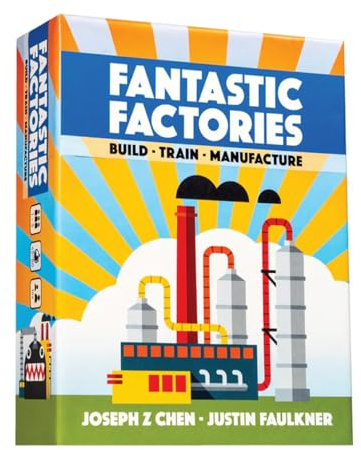 Deep Water Games Friendly Skeleton | Fantastic Factories | Brettspiel, Eigenständiges Strategiespiel, Würfeleinsetzung, Engine Building, Echtzeitspiel | 1-5 Spieler | 45-60 Min