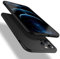 X-level Compatible with iPhone 12 PRO Max Case, [Guardian Serie] Ultra Thin Slim Soft Flexible TPU Bumper Matt Finish Protective Case Compatible with iPhone 12 PRO Max 6.7''- Black
