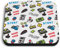1 x Square MDF Fridge Magnet - Video Game Icons Gamer Online 8288