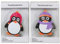 Hs24store 2 Stück Taschenwärmer Handwärmer Motiv Pinguin pink lila