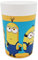 Procos 92854 - Mehrwegbecher Minions, 2 Stück, Fassungsvermögen 230 ml, wiederverwendbar, Partygeschirr