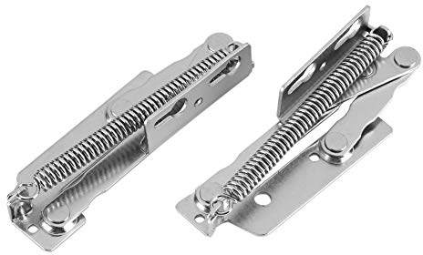 Tyenaza Federscharniere, Spring Scharnier Multifunktional 80 Grad Schrank Türscharnier Edelstahl Küche Schrank Tür Hydraulische Scharniere Klappsofa Federscharniere