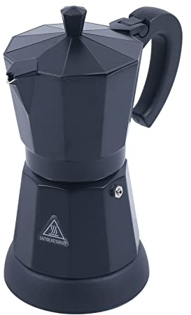 Fetcoi Cafetera eléctrica de 300 ml, cafetera moka 220-240 V