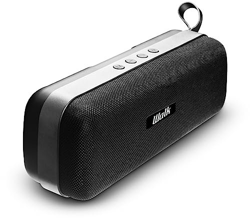 Walk Audio True Wireless Stoff-Lautsprecher, 2 x 5 W, TruSound-Technologie, Bass-Boost, integriertes Mikrofon