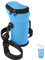 Xxerciz Water Bottle Holder with Strap for 14oz CamelBak Kids Water Bottle, Insulated Neoprene Bottle Pouch Travel Carrier Bag, Water Bottle Sleeve for Kids Walking Hiking Camping (Blue)