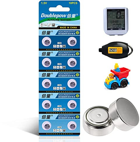 Batterie SR626SW - Piles Montre 1,5 V - Pile Bouton pour jauge Pression des pneus Voiture, Montre électronique, chronomètre Tayste