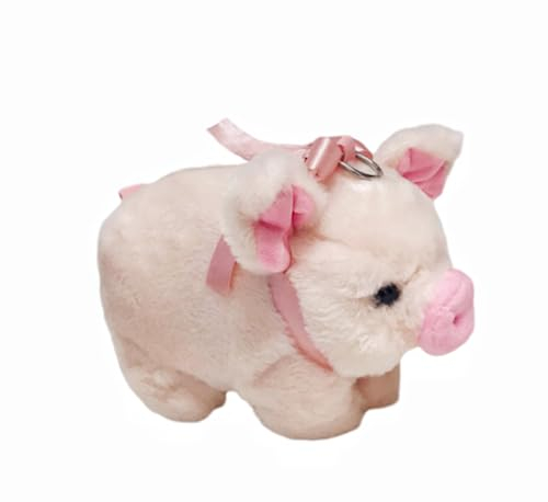 LAARNT Rosa Plüsch Schweinchen Umhängetasche, niedliche Plüsch Schweinchen Puppe, Stofftier Schwein Tasche,Damen Plüsch Tasche, Plüsch Reisetasche,Cartoon Tier Tasche,Mode Dekorationen