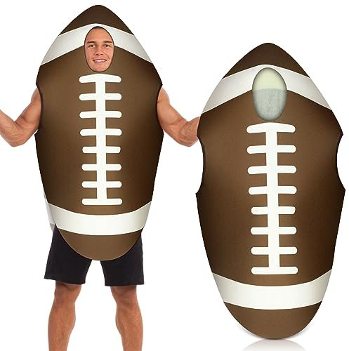 Suhine Fußball-Kostüme für Herren, Halloween, Rugby, Cosplay, Filzkostüme, Erwachsene, Campus, Sport, Motto-Partys, lustige Anzüge, Sportausrüstung, Performance-Kleidung für Halloween-Partys