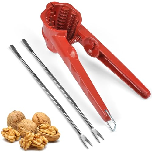 Artcome Premium Heavy-Duty Pecan and Walnut Nutcracker with Ergonomic Handle