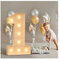 Festzelt-Leuchtbuchstaben, LED Buchstaben Lichter, Große Leuchtende Buchstaben und Zahlen, 26 Alphabet-Schilder für Hochzeit, Party, Geburtstag, Verlobung, Party-Dekoration ( Farbe : Number 1 , Size :