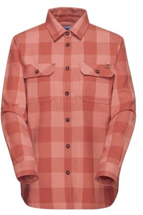 Mammut Tamaro Longsleeve Shirt Women Quartz dust-Brick XS