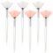 6 Pcs Face Mask Brush Soft Fan Brushes for Facials, Makeup Brush Applicator Cosmetic Tools for Girls Ladies Applying Mask Mud Cream Makeup