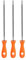 sourcing map 3pcs Chainsaw File 7/32(5.5mm) Chrome Steel Double Cut Round Rasp with Plastic Handle for Chain Saw Polishing