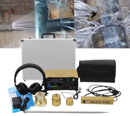 twostronking Wassersensor-Alarm-Leckdetektor, Mit LCD-Erkennungs-Host, Einstellbarer Lautstärke Und Frequenz, 2,0 m Maximale Erkennungstiefe, Geeignet Zur Erkennung Von Wasserlecks