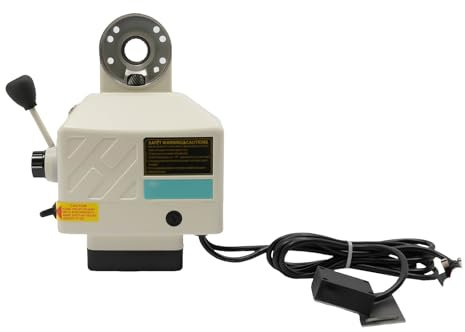 220V X-Axis Power Feed Milling Power Table Adjustable Speed Axis For Milling Machine Torque 450In.Lb 0-200RPM Table Milling Machine Mini Mill Power Feed