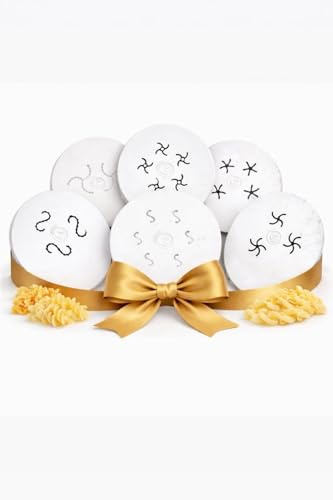 MY PASTA Fusilli Gift Set of 6 Moulds - Pasta Machine Die | Advance Pasta Disc Die for Homemade Pasta, Compatible with Philips Pasta Machine Series 7000 | Twisted Noodle Roller