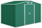 Outsunny 9 x 6ft Metal Garden Shed, Outdoor Storage Tool House with Ventilation Slots, Foundation Kit and Lockable Double Doors, Green