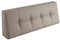 sunnypillow Palettenkissen Palettenauflage Palettenpolster Palettensofa Sitzkissen Rückenlehne gesteppt Rückenkissen 120x40x20/10cm Sand