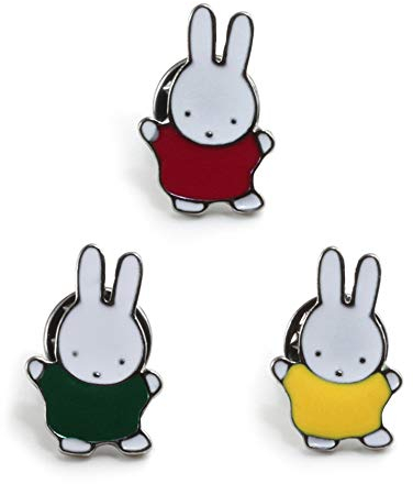 MingJun 3 PCS Cartoon Kaninchen Emaille Brosche Pins für Unisex Kinder Frauen Kleidung Bage Rucksäcke