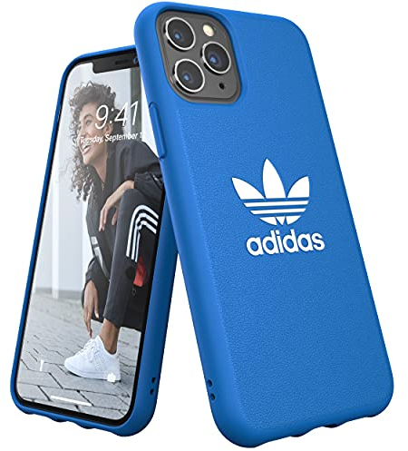 adidas Custodia Originals Compatible with iPhone 11 Pro, Protective Cover for Phone in TPU with Stampa - BLU
