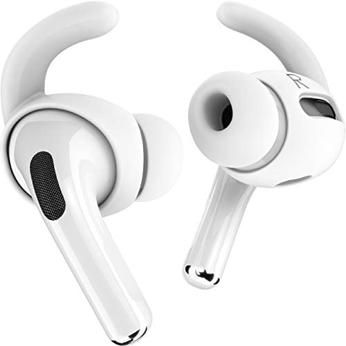Proof Labs S5, 3 Paar Ohrhaken, Anti-Rutsch Ohrbügel, kompatibel mit Apple AirPods Pro 1. Generation, weiß