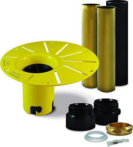 Drop-In Drain Kit d'installation pour baignoires autoportantes | Tuyaux en ABS noir et laiton | Convient aux bondes mâles, femelles ou filetées de 3,8 cm | Connexion rapide et étanche | Installation